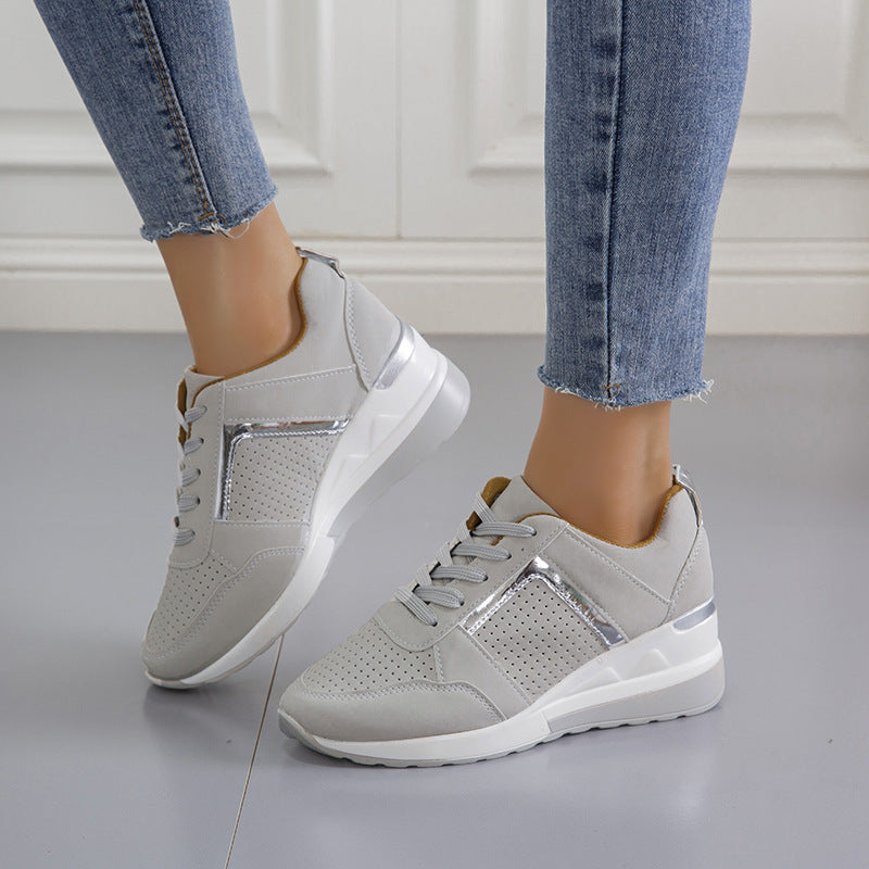 Sneakers Platform Wedge Heel Casual Shoes