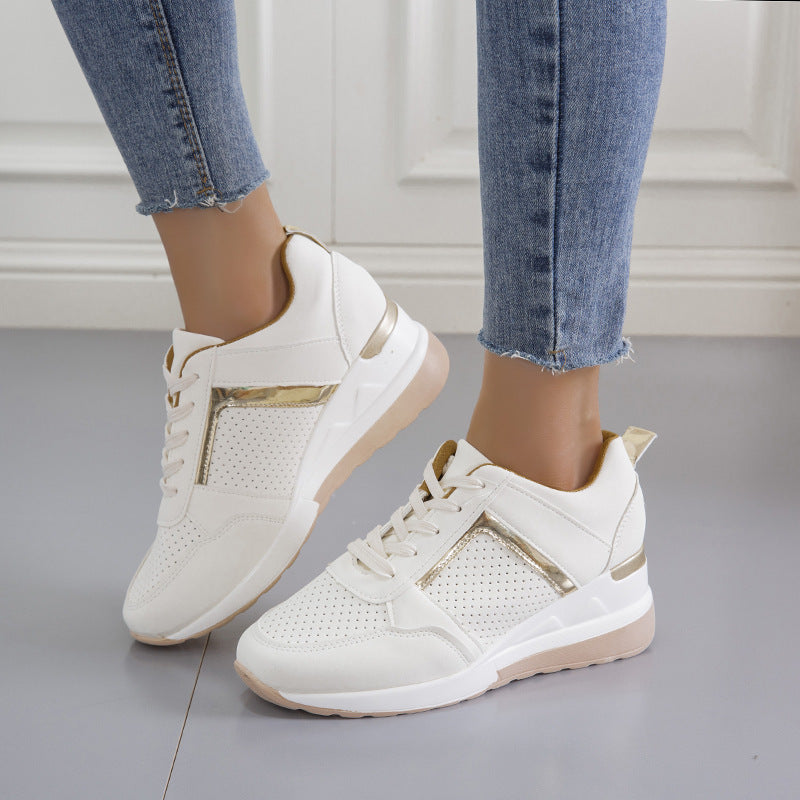 Sneakers Platform Wedge Heel Casual Shoes