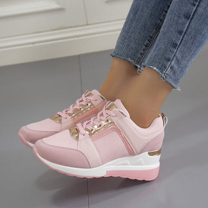Sneakers Platform Wedge Heel Casual Shoes