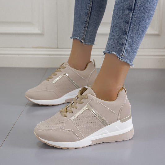 Sneakers Platform Wedge Heel Casual Shoes